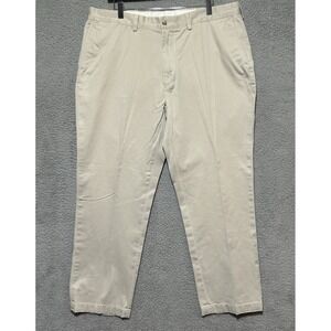 Polo Ralph Lauren Mens Size 40X30 Classic Fit Khaki Pants Flat Front Preppy
